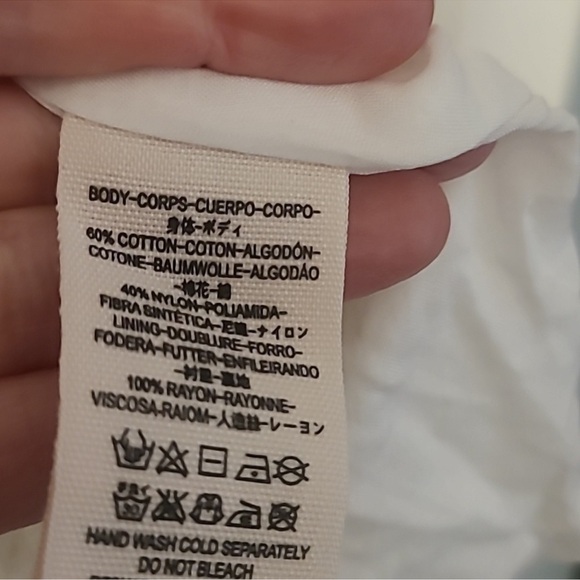 Free People Be your baby white lace mini dress - Picture 10 of 10